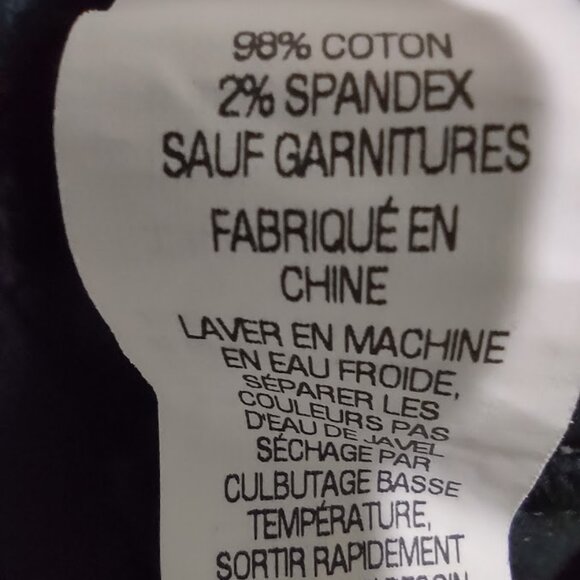 L L BEAN CLASSIC FIT BLACK ALINE SHORT  SKIRT 98% COTTON WOMEN'S SIZE 12 PET - Picture 9 of 11